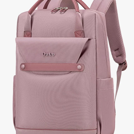 Mochila Maletín 2 en 1 Femenina Ellena para Laptop CARGUE - Beige Marfil