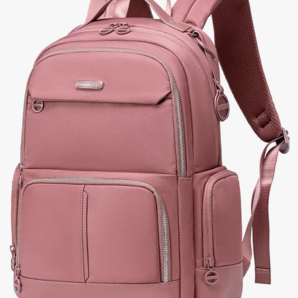 Mochila Femenina en Cuero Urbano Ravena para Laptop 15.6" CARGUE - Negro