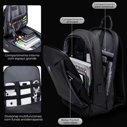Mochila Escolar Urbana Ergonómica Brook para Laptop CARGUE - Vista 5