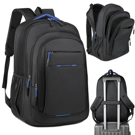 Mochila de Viaje Resistente Impermeable para Laptop CARGUE - Negro - Rojo