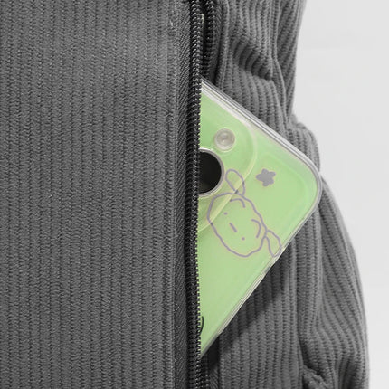 Mochila Fashion en Pana Terciopelo con Gran Capacidad CARGUE - Vista 4