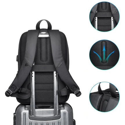 Mochila Impermeable para Laptop 15.6" con Puerto USB CARGUE - Vista 4