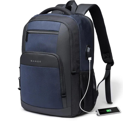 Mochila Impermeable para Laptop 15.6" con Puerto USB CARGUE - Azul