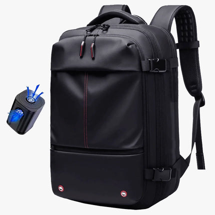 Mochila de Viaje con Compresión al Vacío Air Lite CARGUE - Negro Clásico