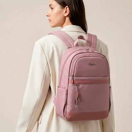 Mochila Ejecutiva Femenina Serena Antirrobo para Laptop CARGUE - Vista 3