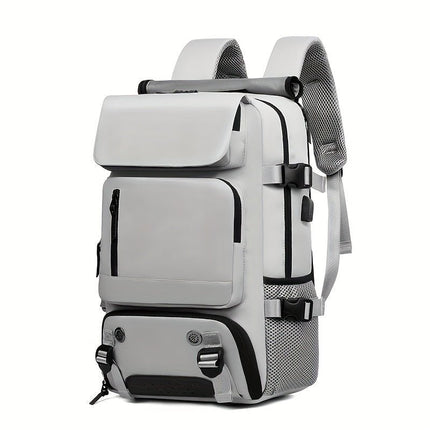 Mochila de Viaje Multifuncional en Nylon Balístico Impermeable CARGUE - Gris