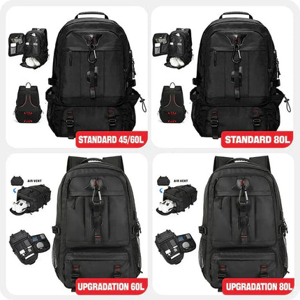 Mochila de Viaje Táctica Militar Expansible con USB Laptop 17.3" CARGUE - Vista 6