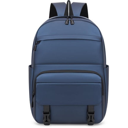 Mochila de Viaje Unisex Impermeable con Gran Apertura 180° CARGUE - Azul