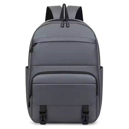 Mochila de Viaje Unisex Impermeable con Gran Apertura 180° CARGUE - Gris