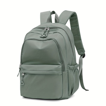 Mochila Escolar Femenina Ligera y Versátil de Gran Capacidad CARGUE - Verde