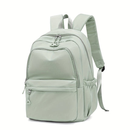 Mochila Escolar Femenina Ligera y Versátil de Gran Capacidad CARGUE - Verde Claro