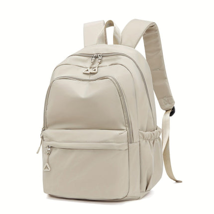 Mochila Escolar Femenina Ligera y Versátil de Gran Capacidad CARGUE - Caqui