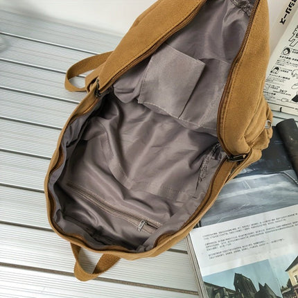 Mochila Escolar Femenina Vintage Impermeable con Bolsillos CARGUE - Vista 6
