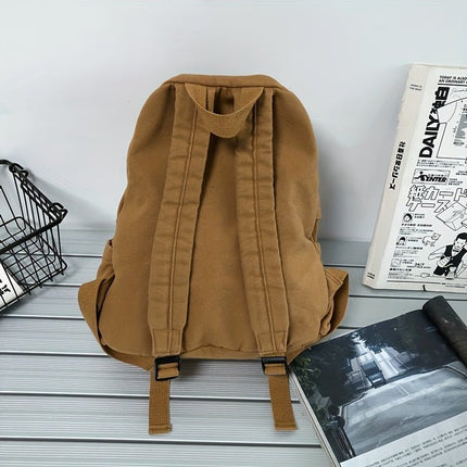 Mochila Escolar Femenina Vintage Impermeable con Bolsillos CARGUE - Vista 5