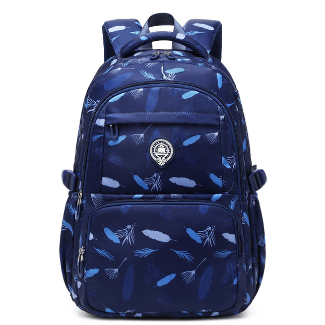 Mochila Escolar para Niñas Impermeable y Ergonómica CARGUE - Azul