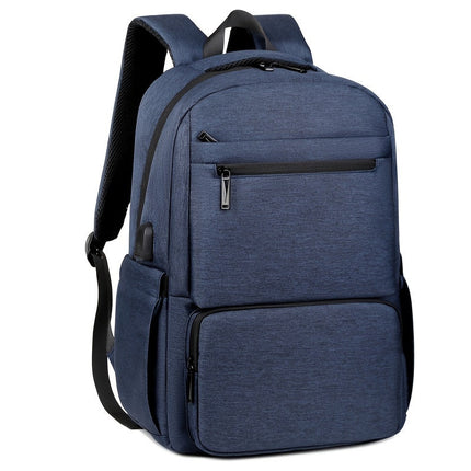 Mochila Escolar Unisex con Correas Ajustables y Espaldar Anatómico CARGUE - Azul