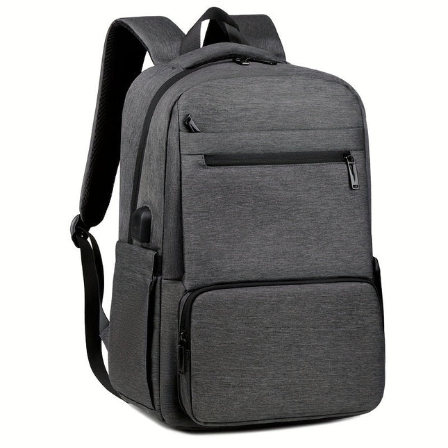Mochila Escolar Unisex con Correas Ajustables y Espaldar Anatómico CARGUE - Gris