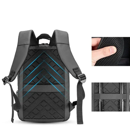 Mochila Ejecutiva Impermeable con Puerto USB para Laptop 15.6" CARGUE - Vista 5