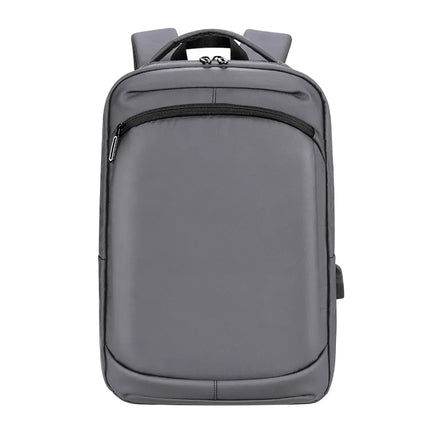Mochila Ejecutiva Impermeable con Puerto USB para Laptop 15.6" CARGUE - Gris