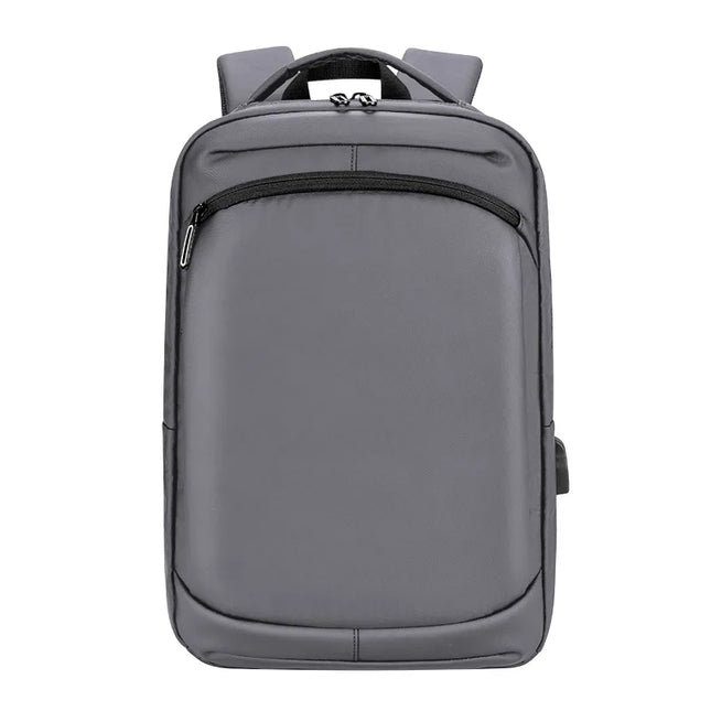 Mochila Ejecutiva Impermeable con Puerto USB para Laptop 15.6" CARGUE - Gris