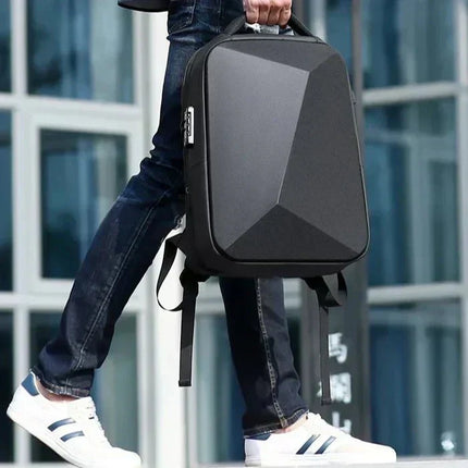 Mochila Ejecutiva Impermeable Expansible para Laptop 14" con USB CARGUE - Vista 3