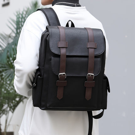 Mochila Ejecutiva Retro en Cuero Sintético Premium CARGUE - Vista 5