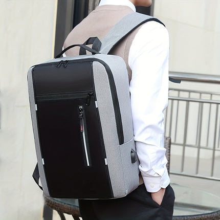 Mochila Ejecutiva Slim para Laptop con Conector USB CARGUE - Vista 8