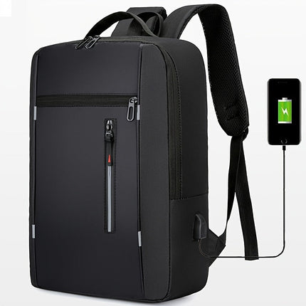 Mochila Ejecutiva Slim para Laptop con Conector USB CARGUE - Vista 3