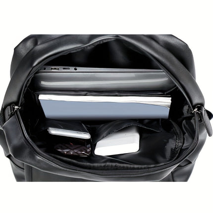 Mochila de Viaje Casual en Cuero Impermeable de Alta Gama CARGUE - Vista 5