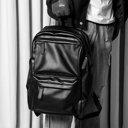 Mochila de Viaje Casual en Cuero Impermeable de Alta Gama CARGUE - Vista 8