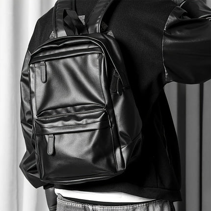 Mochila de Viaje Casual en Cuero Impermeable de Alta Gama CARGUE - Vista 7
